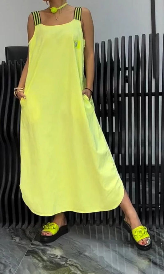 Comfy | Shoulder Strap Suspender Dress