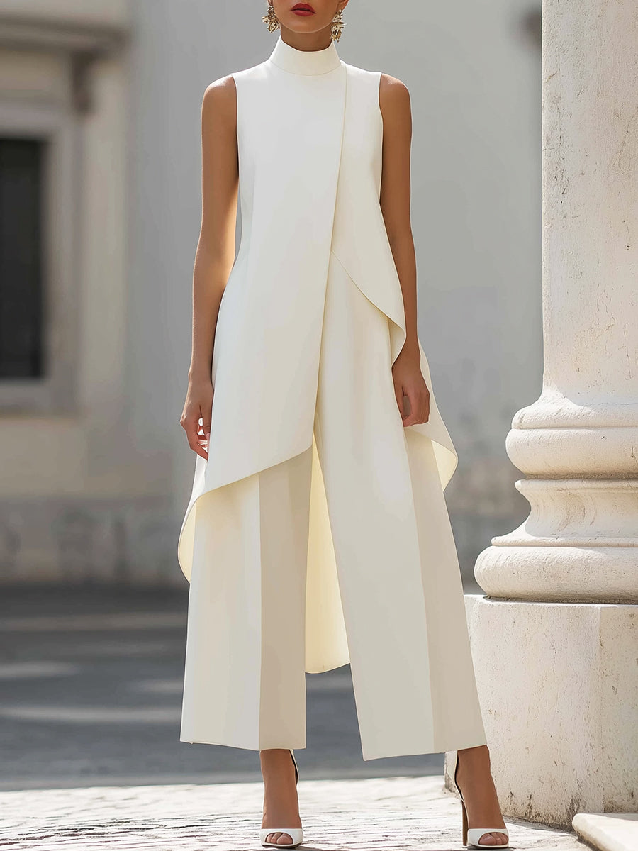 Camara Pant Set White