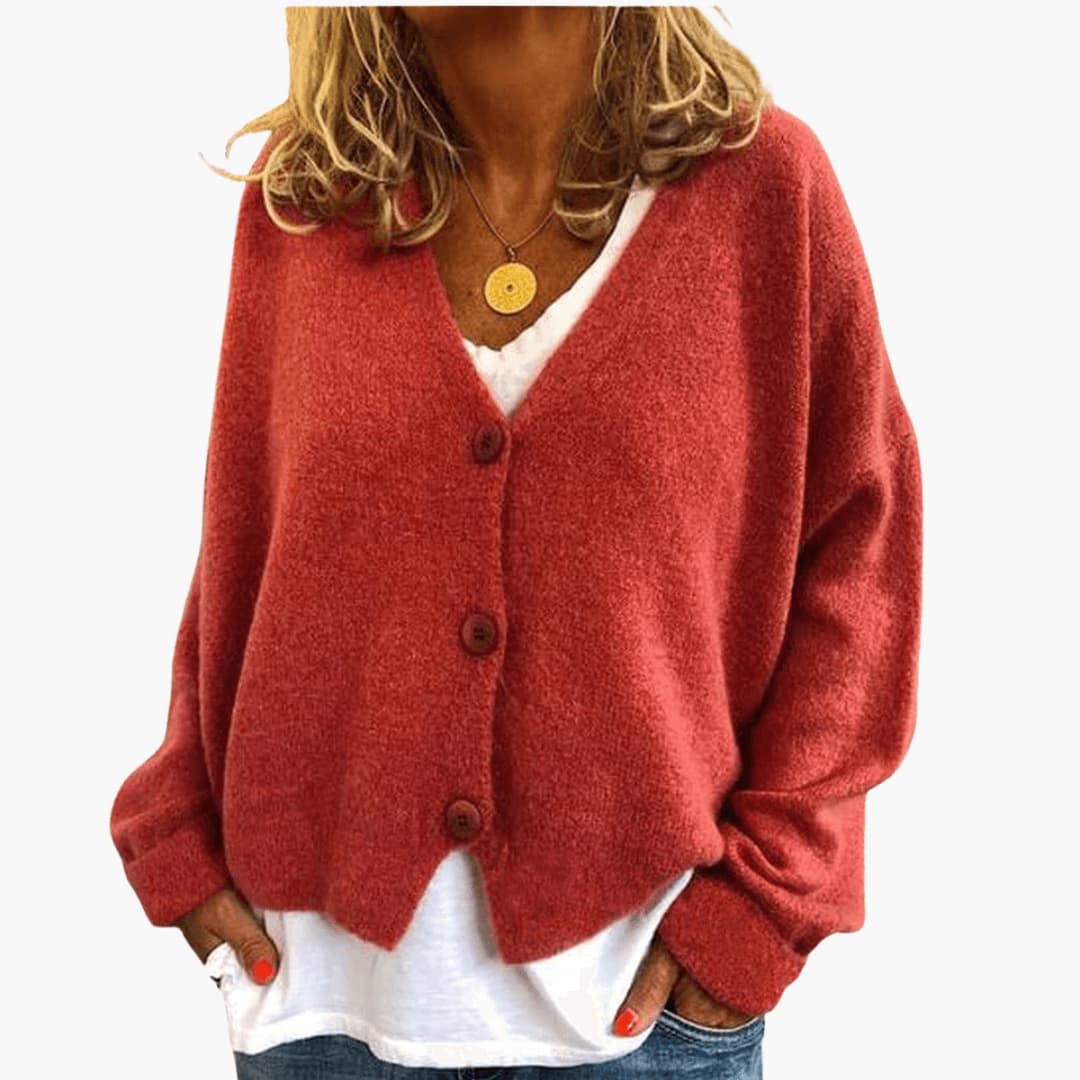 Shannon™ Knit Cardigan Orange