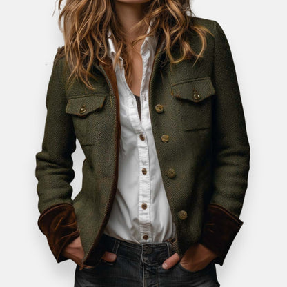 Olivia Elegant Everyday Jacket – Green