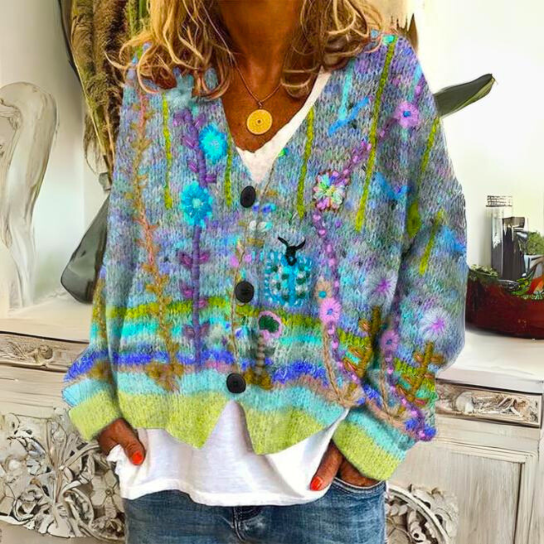 Evie Cardigan Green
