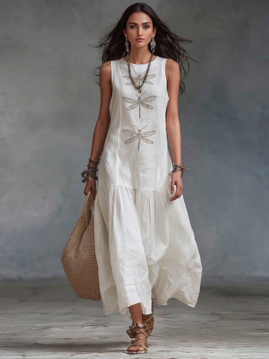 Geneva™ Sleeveless Maxi Dress - full length