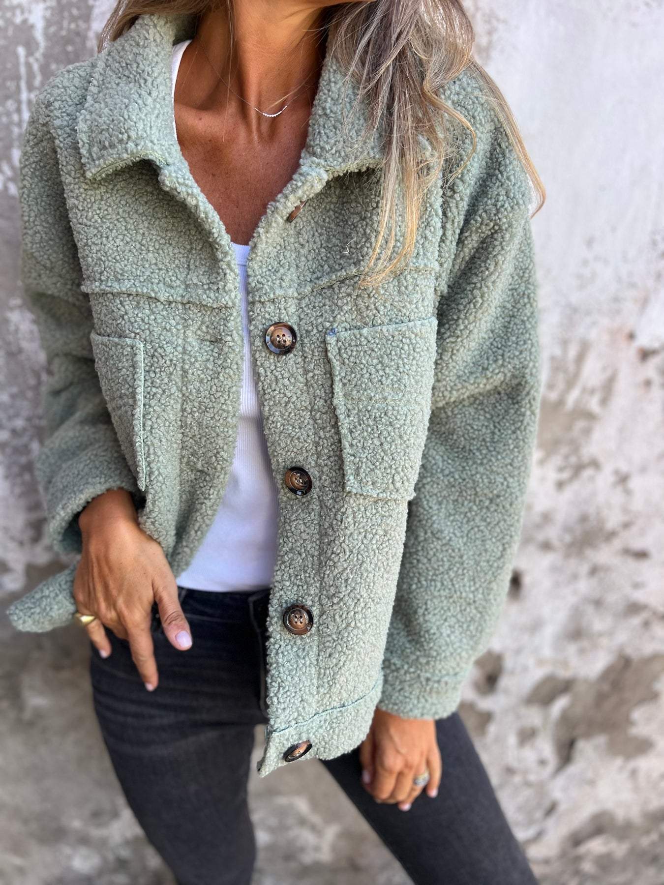 Harriet™ Stylish Cosy Jacket - Green
