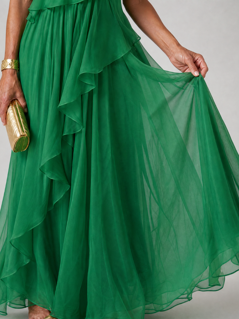 Tracey™ Cascading Ruffle Maxi Dress