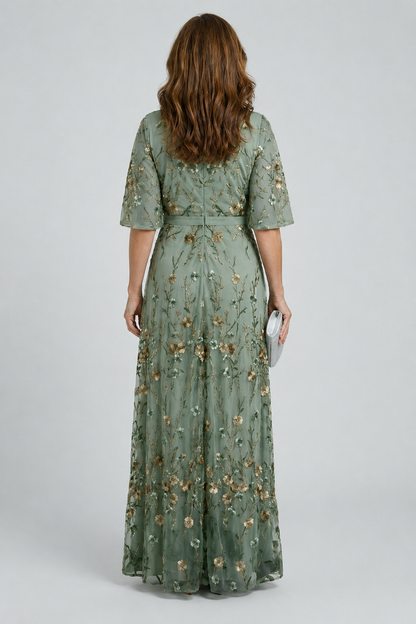 Selora™ Halter Bloom Flow Maxi Dress