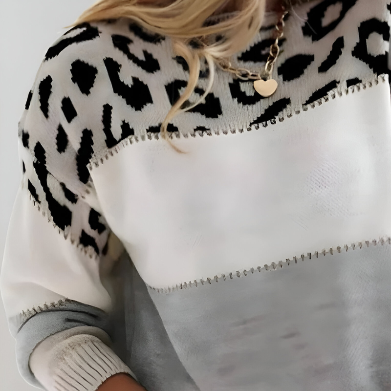 Pascaline Sweater Grey detail 2