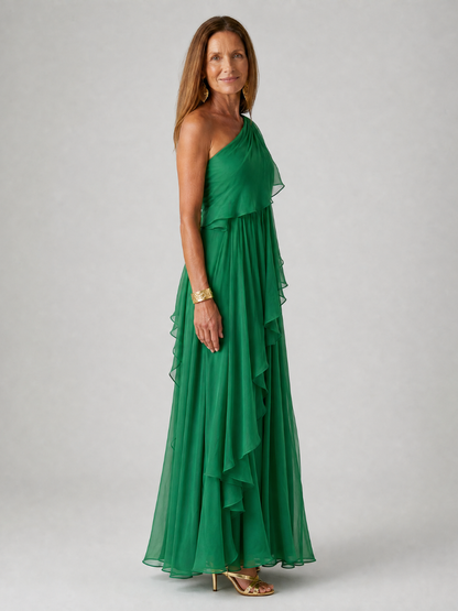 Tracey™ Cascading Ruffle Maxi Dress