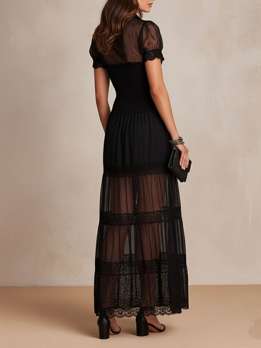 Rosy™ Elegant Maxi Dress