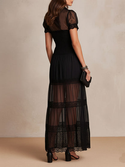 Rosy™ Elegant Maxi Dress