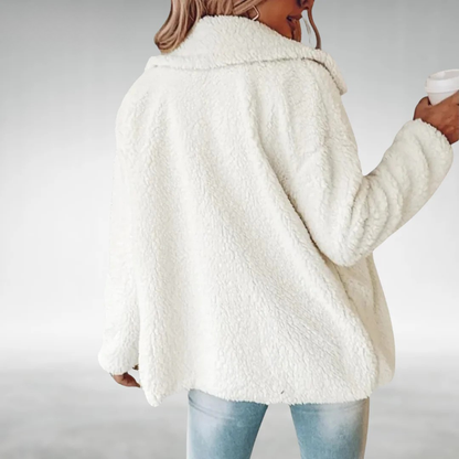 Lori™ Cozy Leopard Teddy Coat