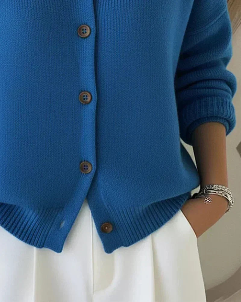 Vespera™ Button Collar Cardigan