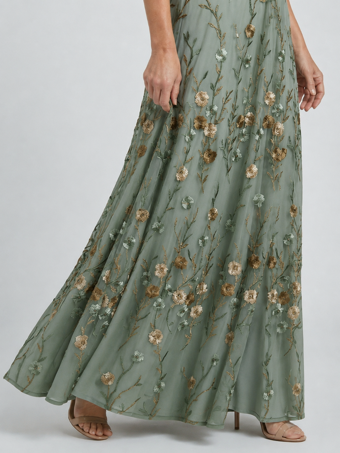 Selora™ Halter Bloom Flow Maxi Dress