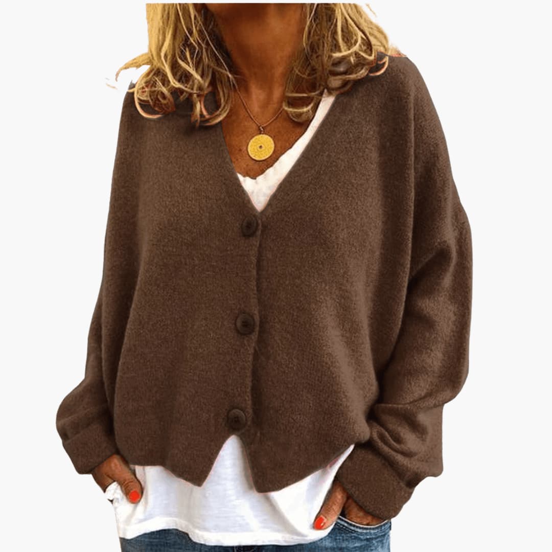 Shannon™ Knit Cardigan Brown