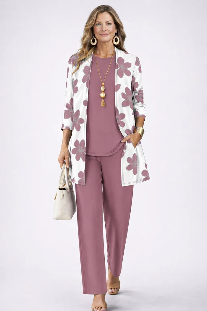 Jenilyn™ Classic Elegance Three-Piece Set - Light Pink