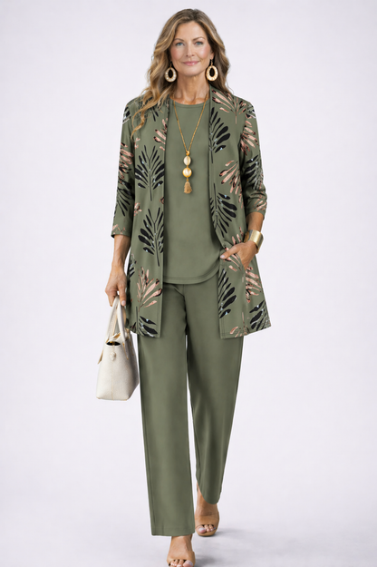 Jenilyn™ Classic Elegance Three-Piece Set - Green