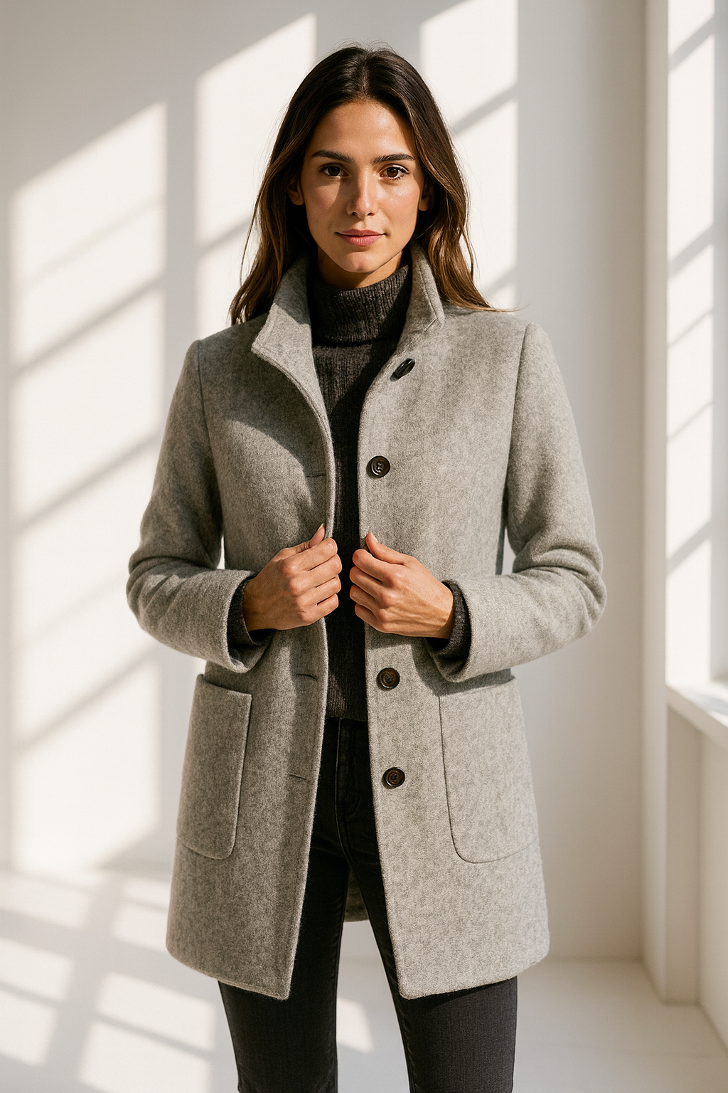 Victoria™ Warm High-Collar Coat