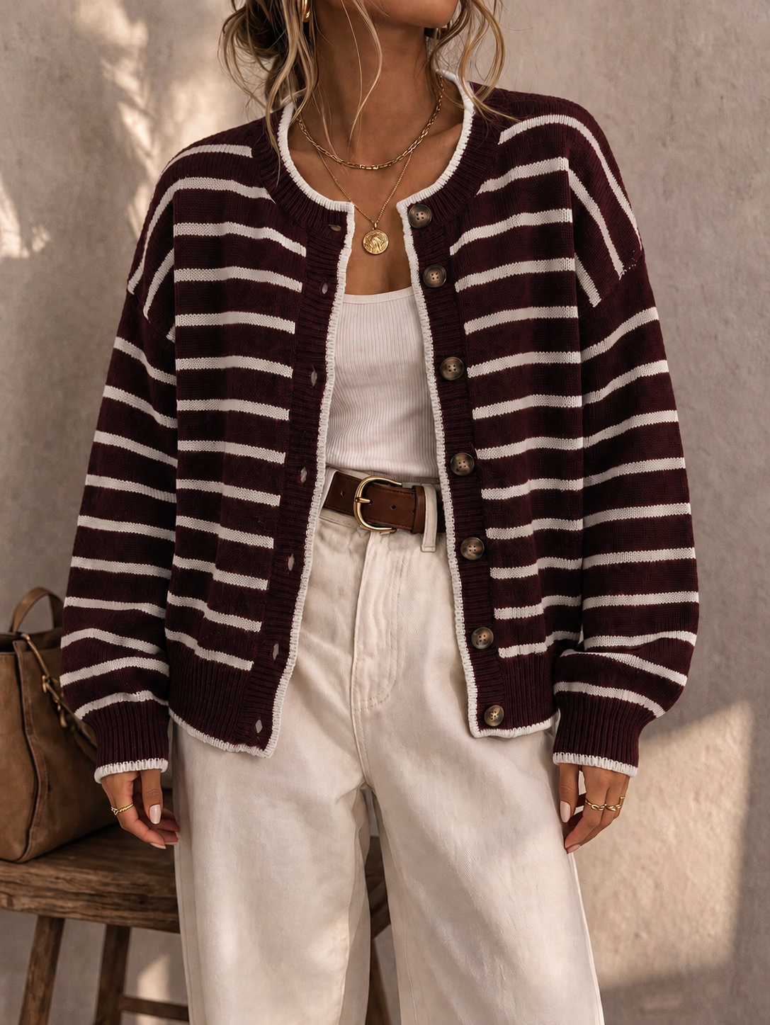 Burgundy White