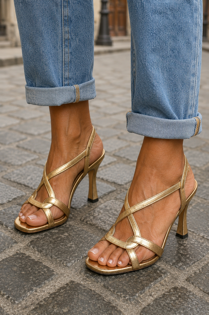 Cassie™ Golden Summer Charm Heels