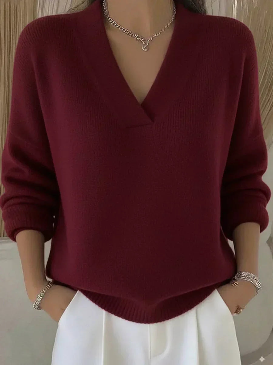 Vivelle™ Relaxed V-Neck Sweater