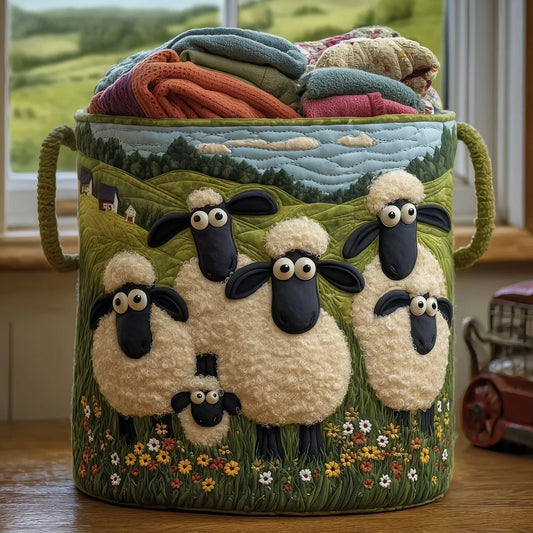 Woolly Hand Quilted Basket