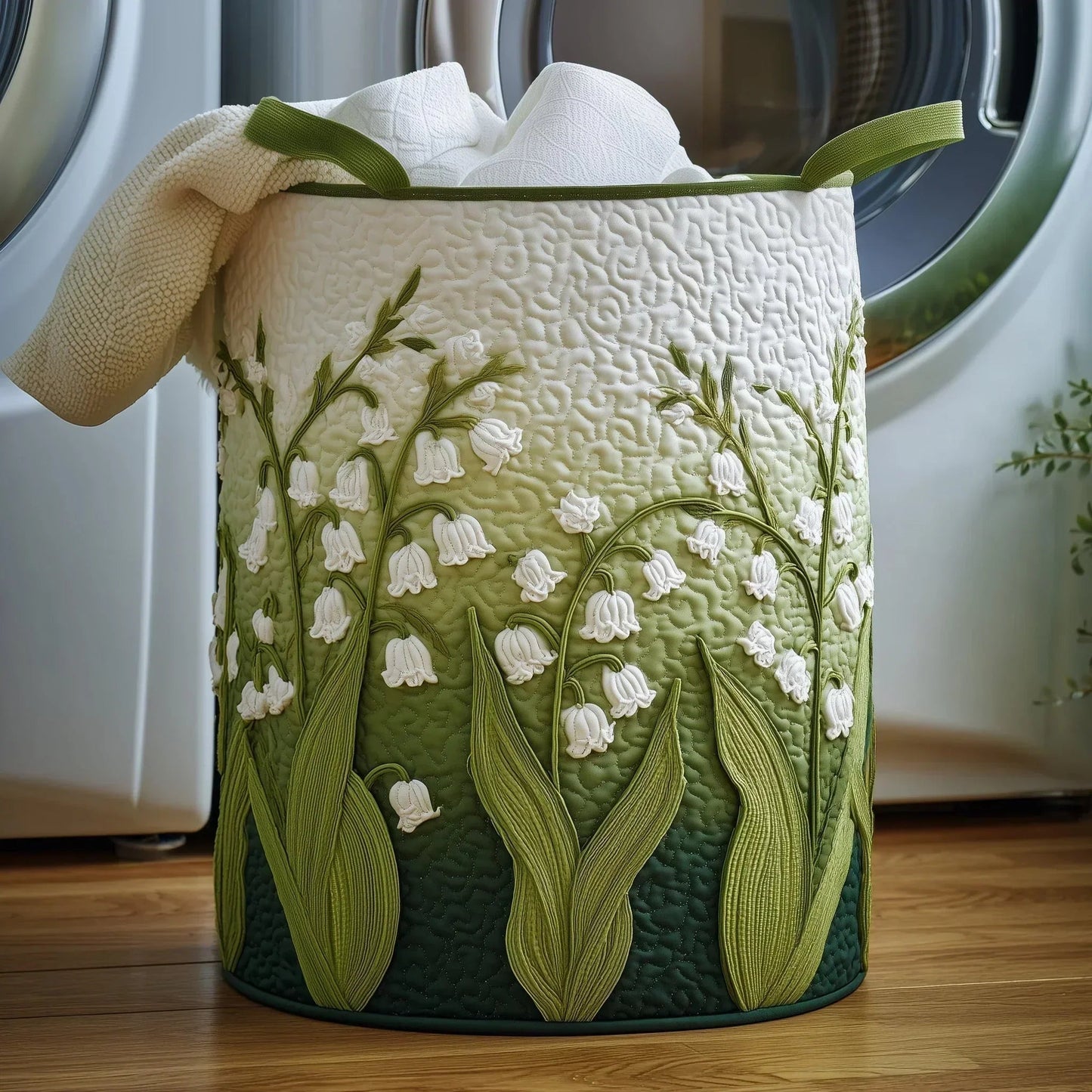 Lily Hand Quilted Basket