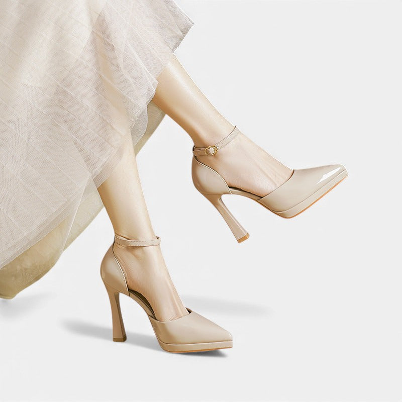 Evette™ Leather Heels