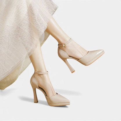 Evette™ Leather Heels