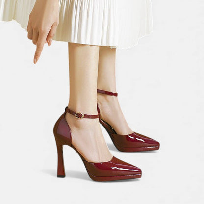 Evette™ Leather Heels