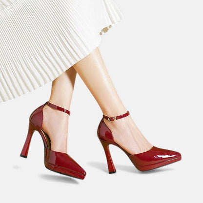 Evette™ Leather Heels