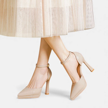 Evette™ Leather Heels
