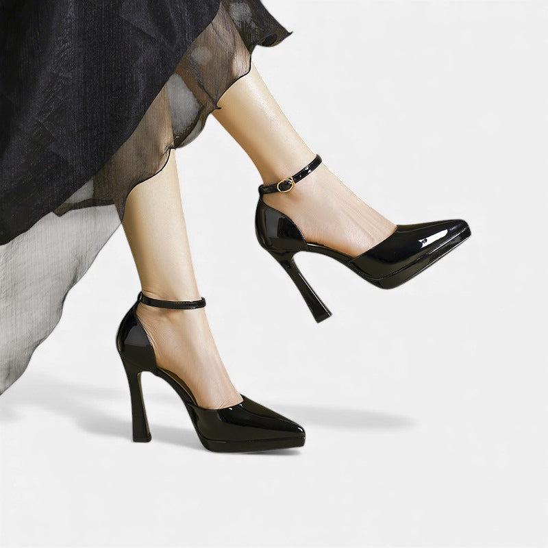 Evette™ Leather Heels