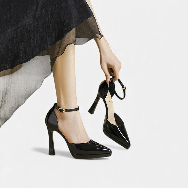 Evette™ Leather Heels