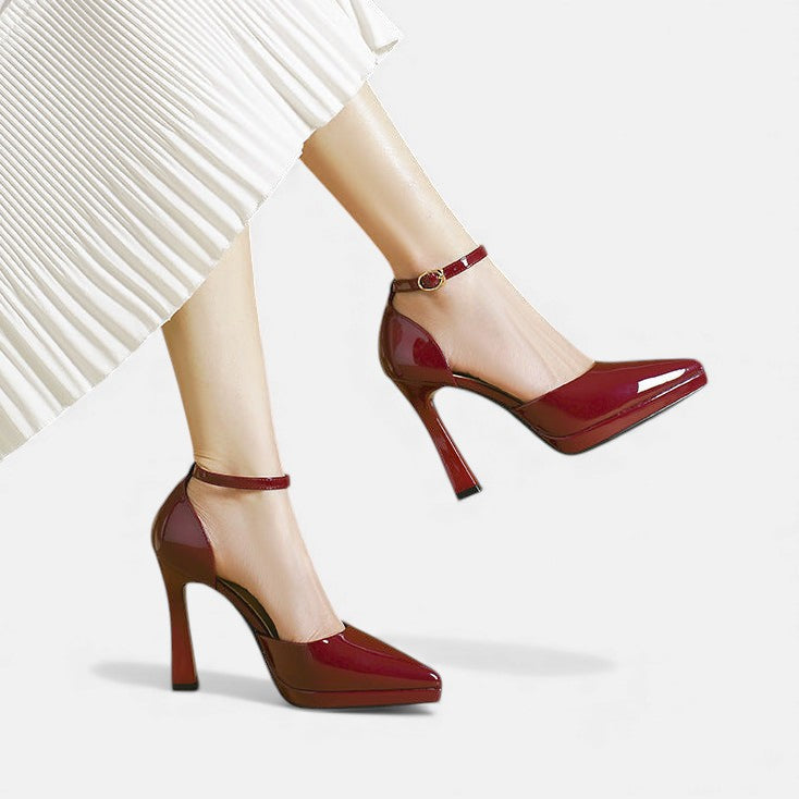 Evette™ Leather Heels