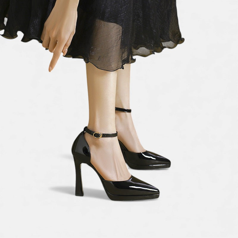 Evette™ Leather Heels