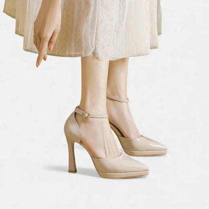 Evette™ Leather Heels