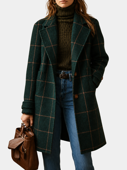 Cecily™ Classic Plaid Coat