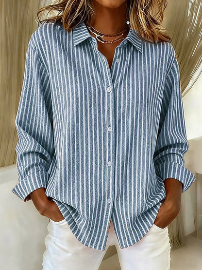 Jacqueline Striped Button-Down Shirt