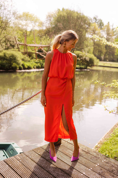 Nina™ Elegant Summer Split Dress