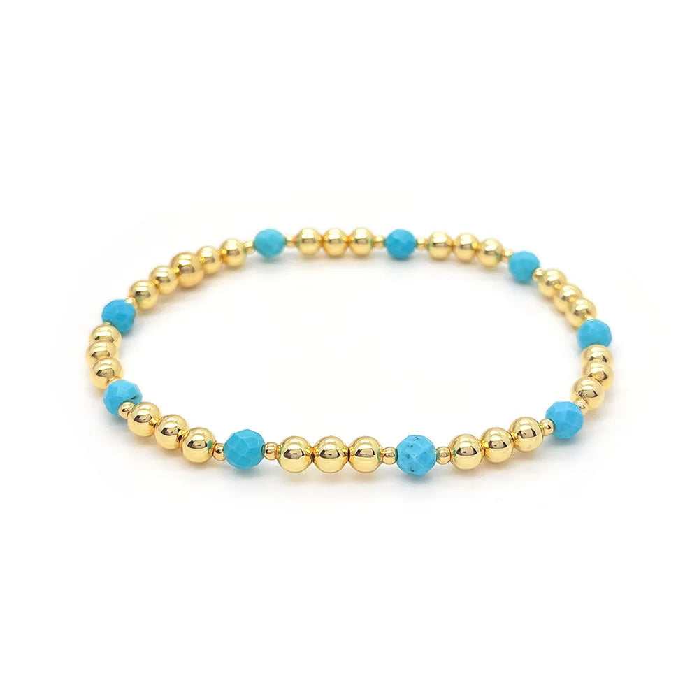 Bold Turquoise Charm Bracelet - Turquoise 3