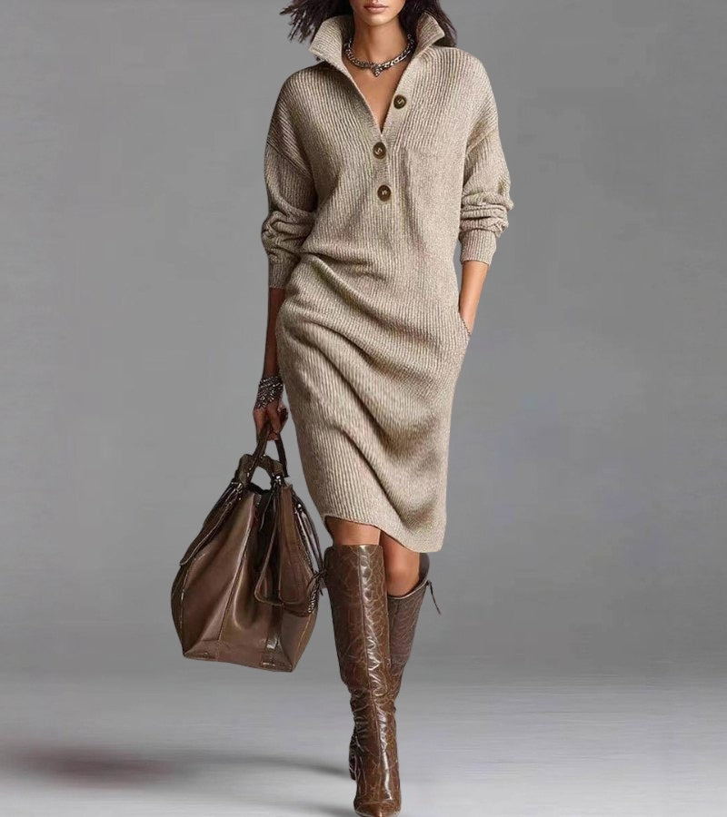 Maud™ | Elegant knitted dress