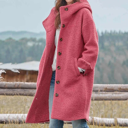 Margaret Classic Cosy Coat Pink