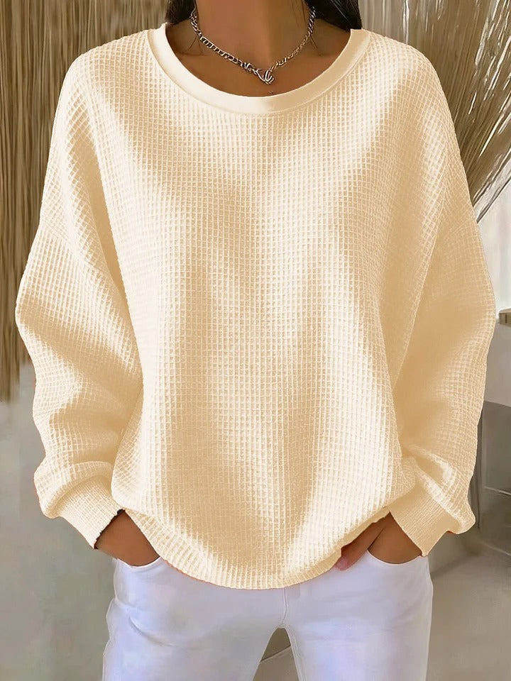 Nyla Classic Sweater - Apricot