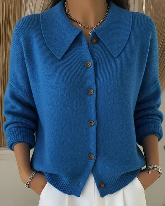 Vespera™ Button Collar Cardigan