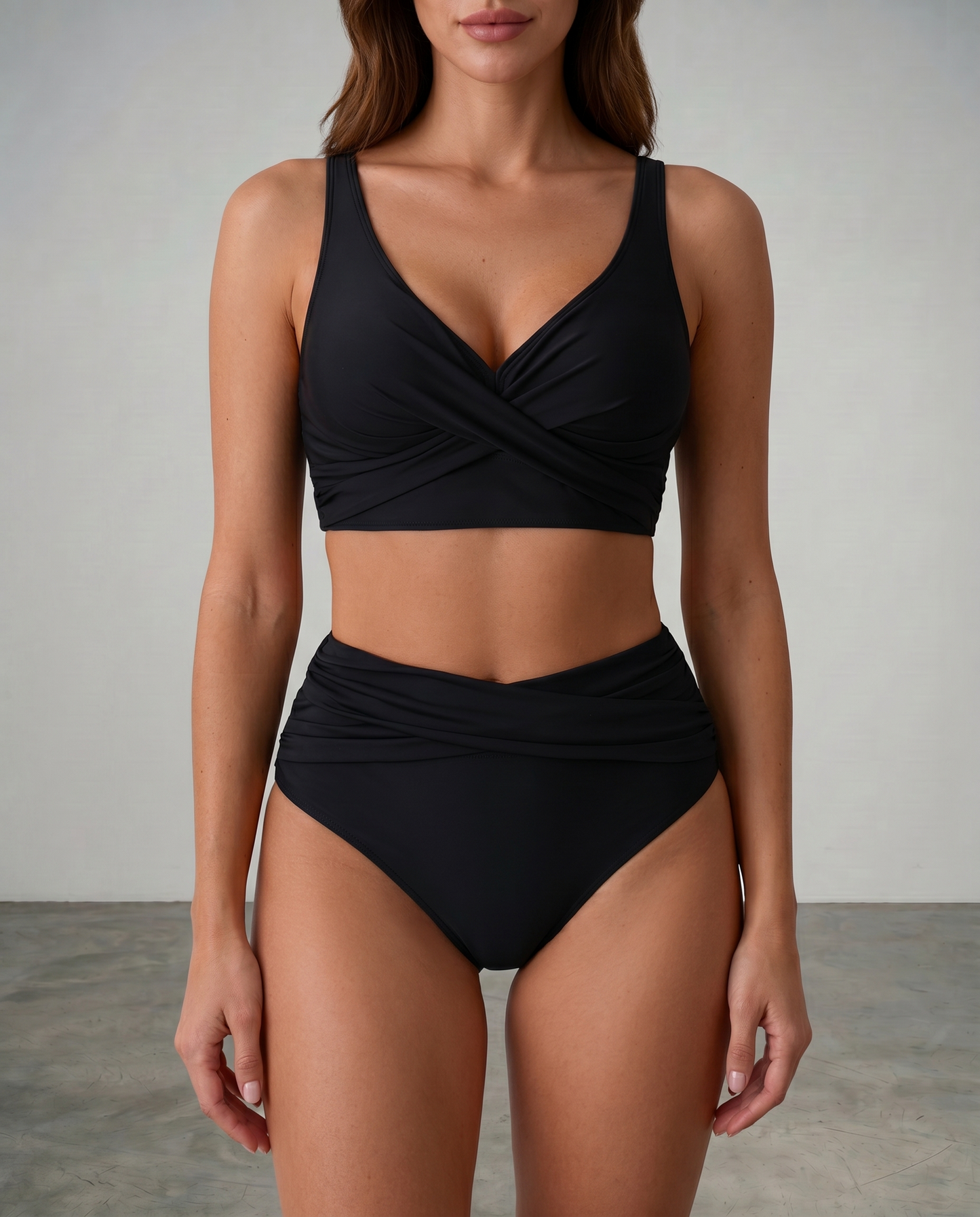 Ella Body Shaping Bikini - Black
