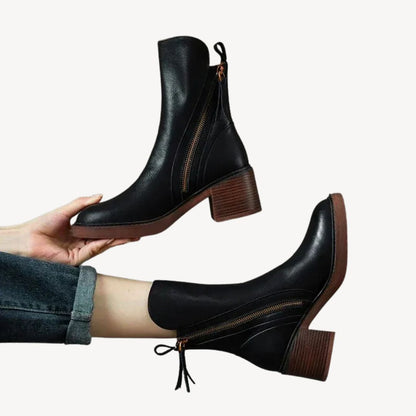 Corvianoir Orthopedic Ankle Boots Black