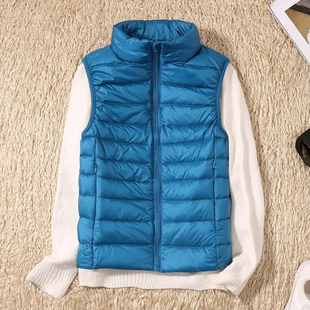 Josephe™ Quilted Lightweight Vest Blue