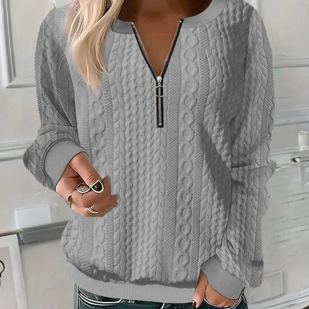 Bambi™ Jumper with Zip Grey