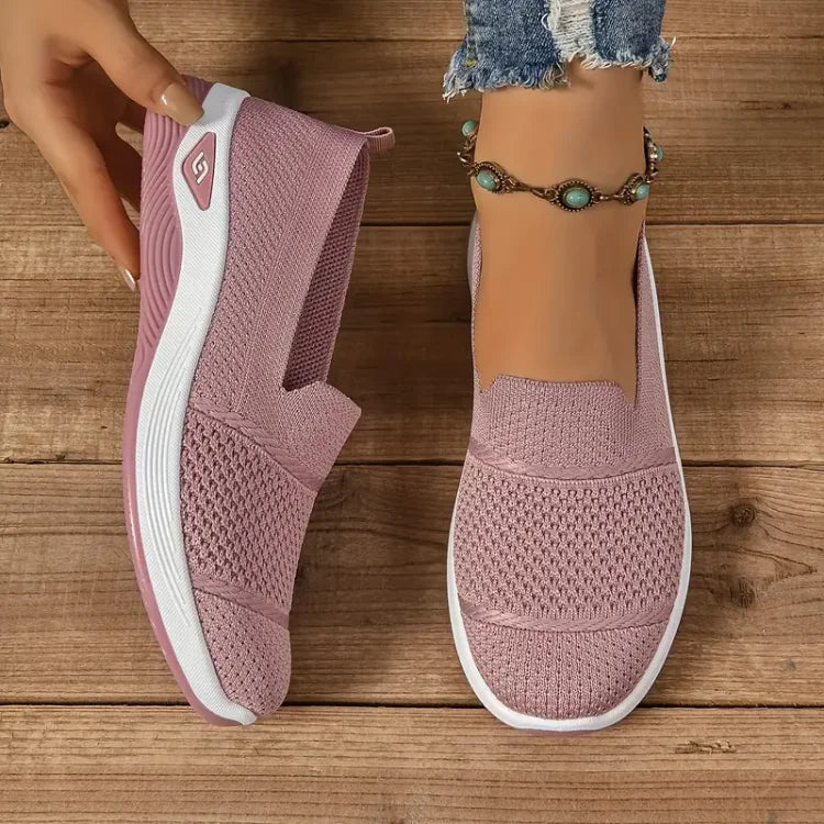 Azalea Orthopedic Slip-On Sneakers - Pink
