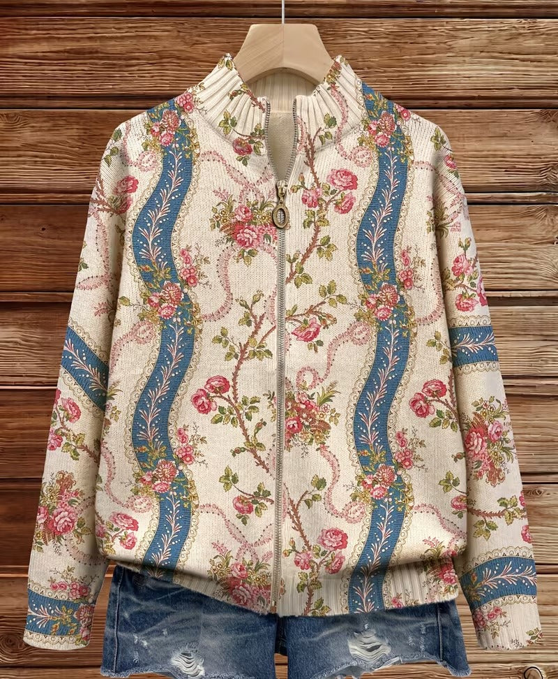 Eulalia™ Climbing Rose Ribbon Cardigan