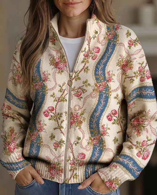 Eulalia™ Climbing Rose Ribbon Cardigan